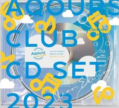 Love Live! Sunshine!! Aqours CLUB CD SET 2023 CLEAR EDITION CD+Blu-ray Ltd/Ed