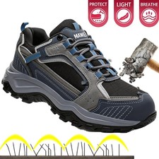 Work Indestructible Safety Shoes Steel Toe Work shoes Breathable Men Sneakers