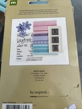 Making Memories Photo Ribbon Kit, Polo Club, 41 Pieces - NIB