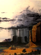 3858J Clifford Brycelea 1989 SUMMER RAIN 20x26 Print 783/1000 Signed