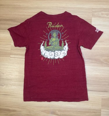Buden Shouten Men s Red T-Shirt Large / 豊天商店 Japan
