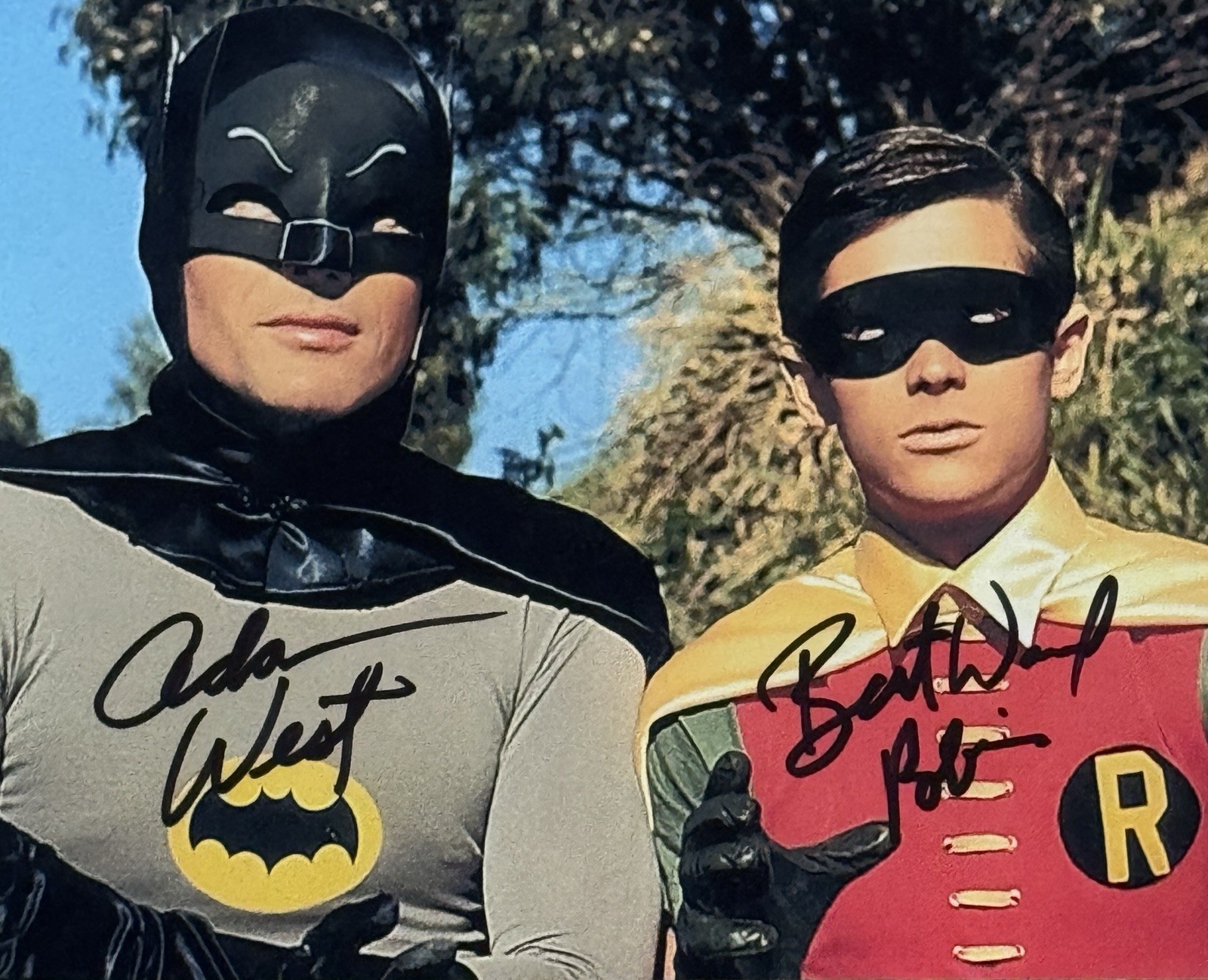 ADAM WEST - BURT WARD - TV’s Batman & Robin - DUAL Signed - 8 x 10 PHOTO w/COA