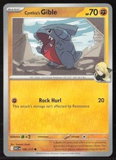 Cynthia's Gible #109/217 Common ME: Ascended Heroes Pokemon