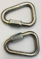 Maillon Rapide 12mm Delta Quick Links Steel D12 1100kg France (Lot of 2)