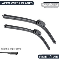 Aero Wiper Blades for Mercedes Benz AMG GLC43 C253 2016 - 2023 Pair of 22" + 22"