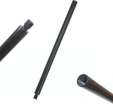 Metal Tripod Extender Tube - 6" Extension Rod with 1/4"-20 Female Male Threads