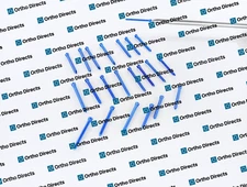 2.4mm AO Locking Self-Tapping Screws Hex 6-24mm Length 100 Pcs Veterinary Set Ti