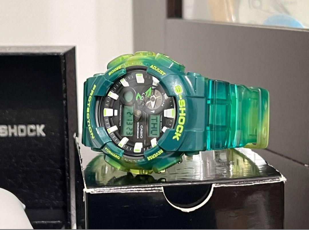 CASIO カシオ G-SHOCK GAX-100MSA-3AJF グリーン GAX-100MSA-3AJFサポートページ | CASIO