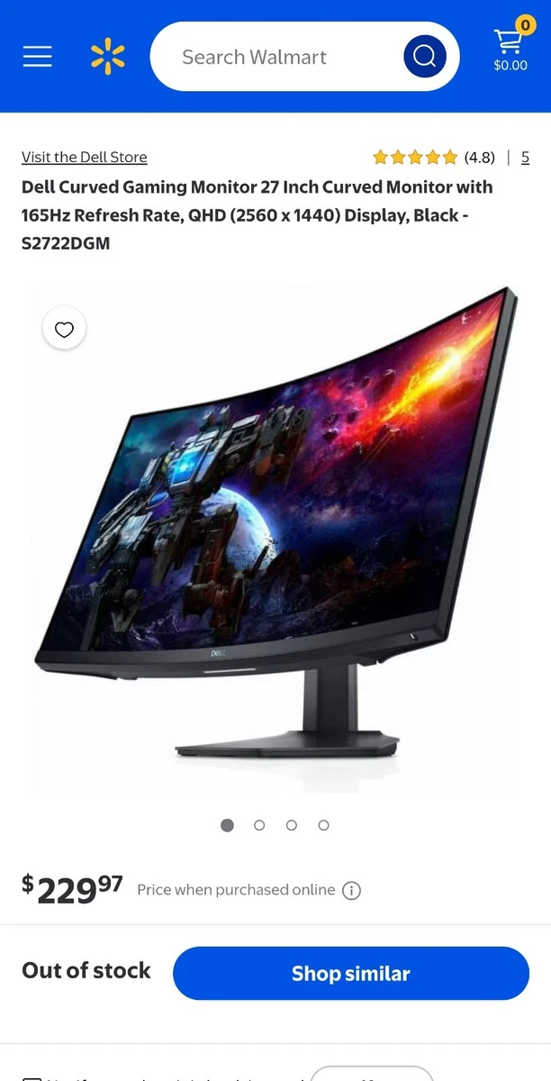 Dell 165 Hz Serious Gaming Computer Monitors for sale | eBay