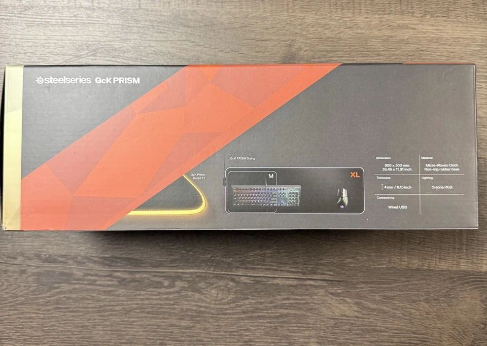 Alfombrilla de ratón para juegos SteelSeries QCK Prism Foto 2 de 4