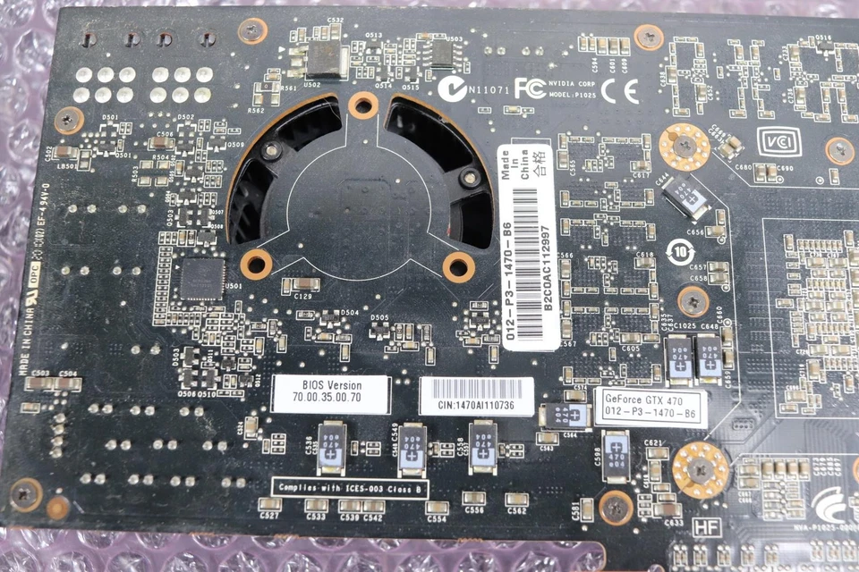 EVGA NVIDIA GeForce GTX 470 (012-P3-1470-TR) 1.2GB GDDR5 SDRAM PCI - Image 3 of 4