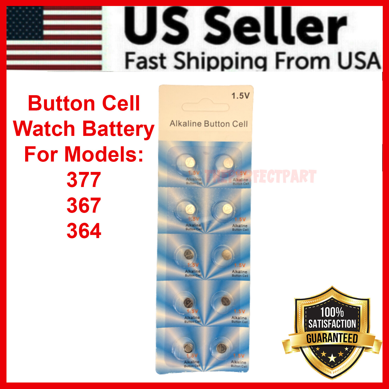 5 x OEM SPEC 377 376 364 363 WATCH BATTERY SR626SW SR626W Silver Oxide