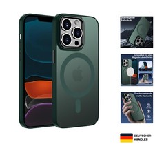 Durchsichtige grüne Handyhülle für iPhone 11 Pro Max mit MagSafe, Stoßfest, M...