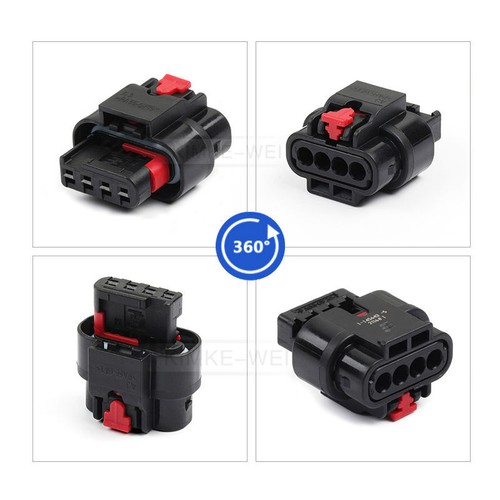 4 Pin/Way Automotive Connector Plug Kit for Dodge Jeep Wrangler Guider Cadillac - Picture 3 of 3