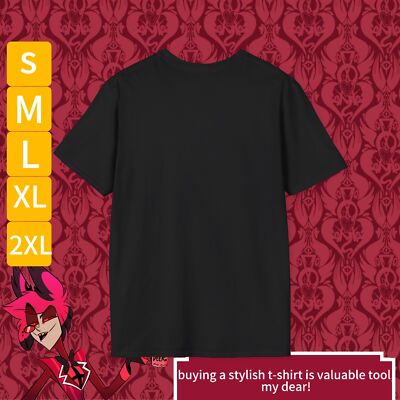 Hazbin Hotel Vox Valentino Velvette Vees Unisex Softstyle T-Shirt