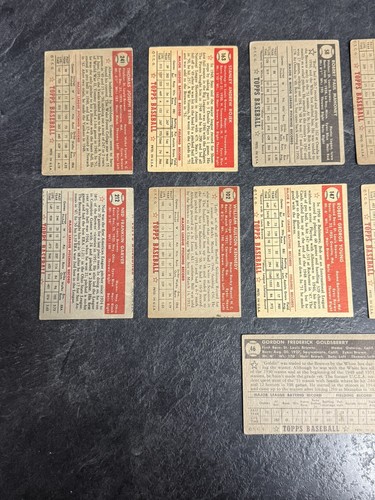 RIESIGES 1952 Topps niedrige bis mittlere Klasse 11X St. Louis Browns LOT Garver Rojek Mahoney & - Bild 5 von 6