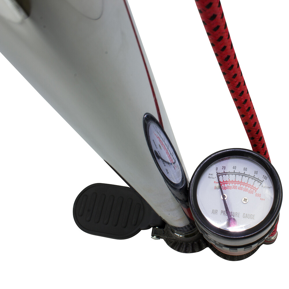 Red Hand & Foot Pump - For Bikes, Basketballs, Footballs, Soccer Balls & Pool Toys - View #10