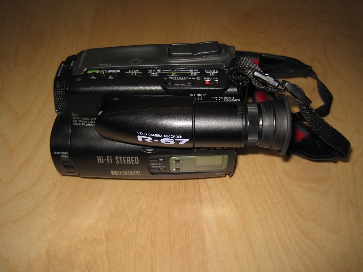 Ricoh R-67 Video 8 Camcorder - Black | eBay