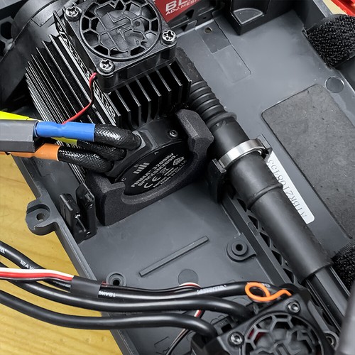 FLYXM For ARRMA Big Rock 3S RC 1/10 Truck Cars Upgrades Motor Base Support Parts - Picture 7 of 8