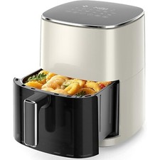 Square Air Fryer with Window,12-in-1 Air Fryer,6 Quart Capacity,Roast, Reheat