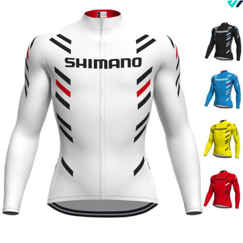 Maillot de cyclisme hommes maillot de vélo manches longues VTT vélo maillot équipe vêtements de vélo - Photo 1/22