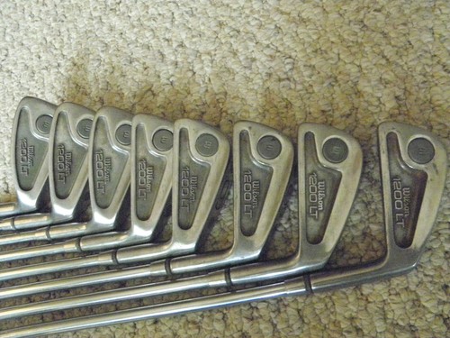 Men right handed regular steel Wilson 1200LT iron set 3-P - Picture 3 of 5