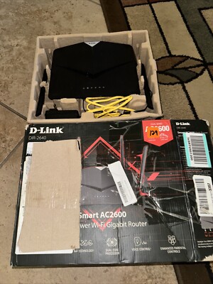 D-Link DIR-2640 Smart High Power WiFi Gigabit Router Dual Band AC2600 MU-MIMO