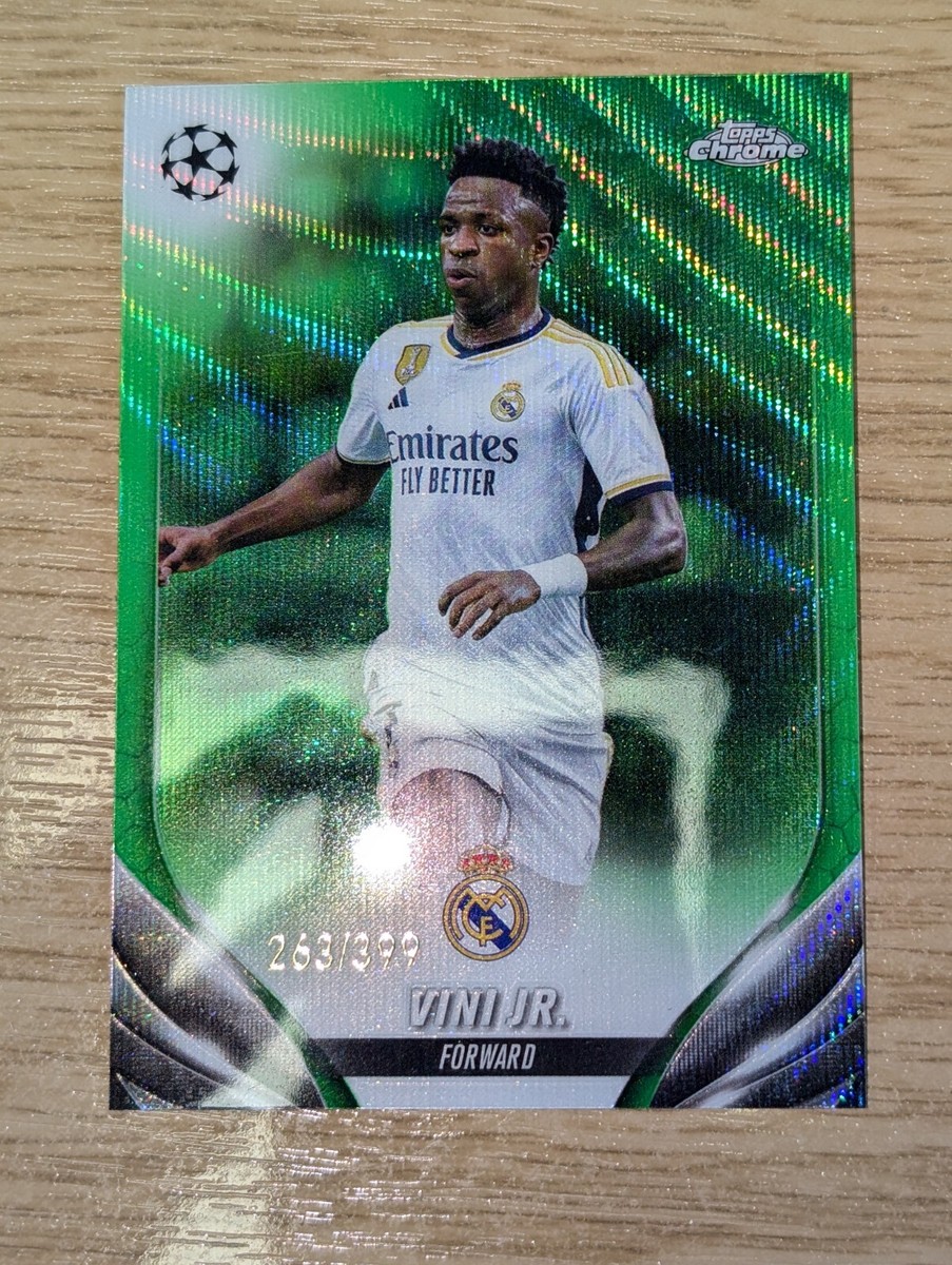 Topps Chrome 23/24 Trading Card - Vinicius Jr- Green Wave