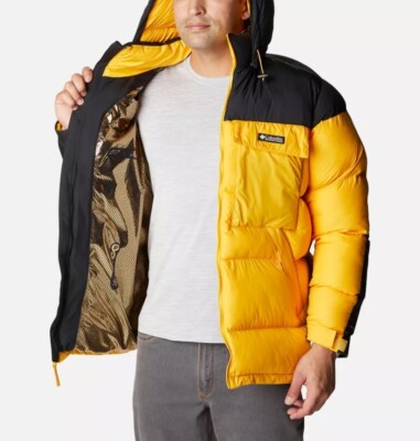 Columbia Ballistic Ridge Oversized Puffer Coat GOLD INFINITY OMNI