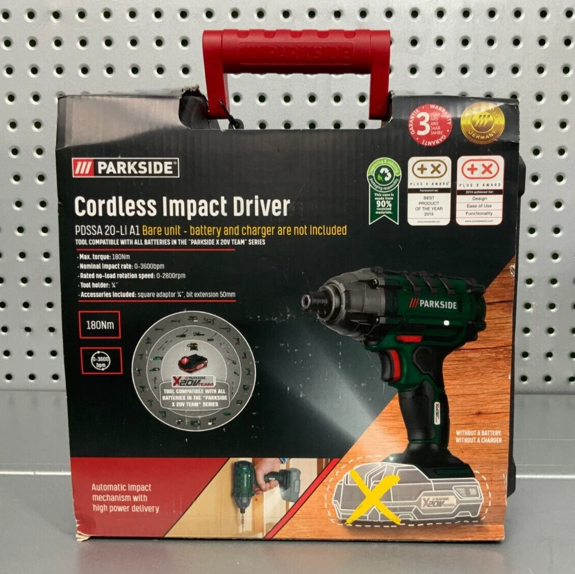 Parkside impact driver sale 20v for sale