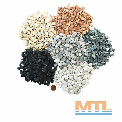 10 kg Marmorkies Gartenkies 5/12 mm Zierkies weiß schwarz rot eisblau grün gelb
