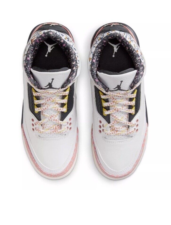 Nike Air Jordan 3 Retro GS AJ3 Vintage Floral Kids Youth Nike Air Jordan 3 Retro GS AJ3 Vintage Floral Kids Youth