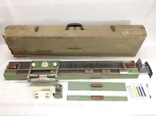 1950s Passap M201 Speed-O-Knit Flat Bed Knitting Machine w/ Original Box & Tools