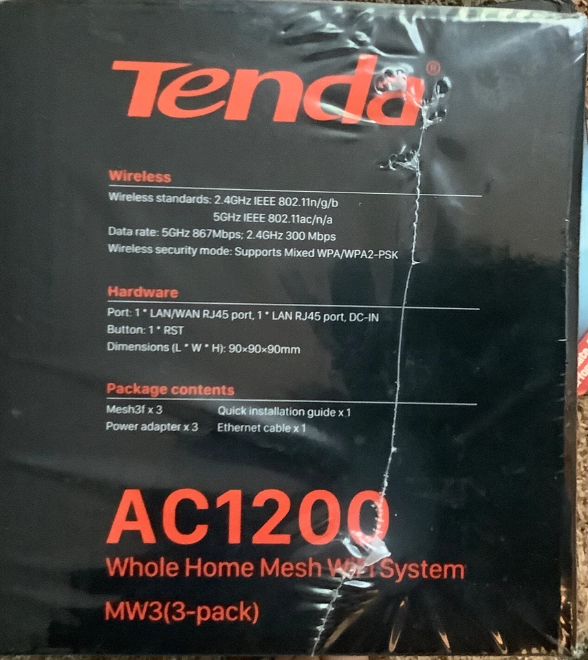 Nova Mesh Wifi System mw3up To 3500 Sq.ft. Whole Home Coverage Wifi Router - Image 3 of 4