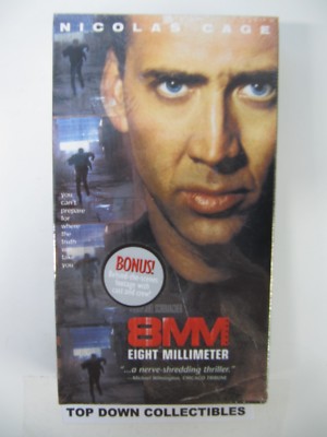 8MM Eight Millimeter Nicolas Cage Joaquin Phoenix VHS Movie New | eBay