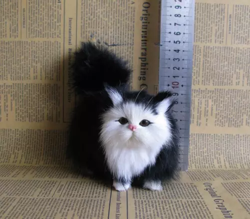 Realistische Katze Plüsch Spielzeug weich und niedlich Plüsch Katze Puppe Kinder - Bild 13 von 26