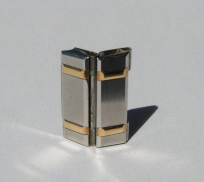 CORUM ADMIRALS CUP DOPPEL ERSATZGLIED GLIED 17,50MM LINK STEEL GOLD VINTAGE 113