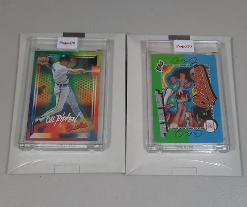 Topps Project 70 Cal Ripken Jr. 2 Card Lot #59 #175 Sean Wotherspoon RISK