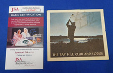 Arnold Palmer Autographed PGA Golf Scorecard Bay Hill Club Florida JSA COA