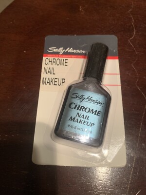 Sally Hansen Chrome Nail Polish/Makeup - Aqua #06 New