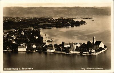 Old postcard AK WASSERBURG a. Lake Constance Germany (866124)