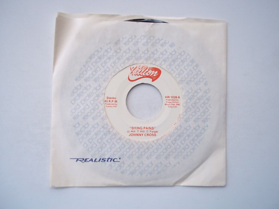 JOHNNY CROSS - Dying Pains / Let's Do It Once Again - 45 RPM 7