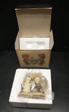 Vintage Lefton leftons Lil country folk Figures Boy Girl Heart collection 1995