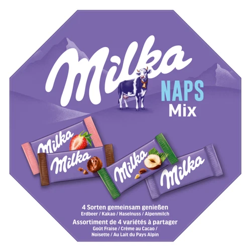 Milka Chocolate NAPS variety box 138g Made in Germany