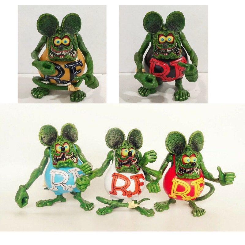 RAT FINK Ed Big Daddy Roth didewalk superfers  action figure 4.5" LOOSE