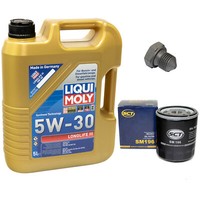 MotoröL ÖLfilter SM196 5W30 5 Liter + ÖLablassschraube FüR Seat VW Lupo Skoda