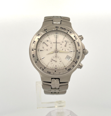 Movado Olympian 84 C5 890 39mm Chronograph Quartz Stainless Steel