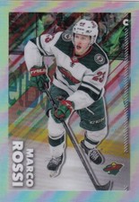 2022-23 Topps Chrome Refractor Sticker #254 Marco Rossi - Minnesota /99 MADE