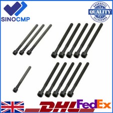 14Pcs Cylinder Head Bolts For BMW N52 N53 2.5L 3.0L Engine