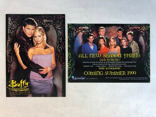 CHEAP PROMO CARD: BUFFY THE VAMPIRE SLAYER SEASON 3 Inkworks 1999 #B3-1 - Picture 1 of 2